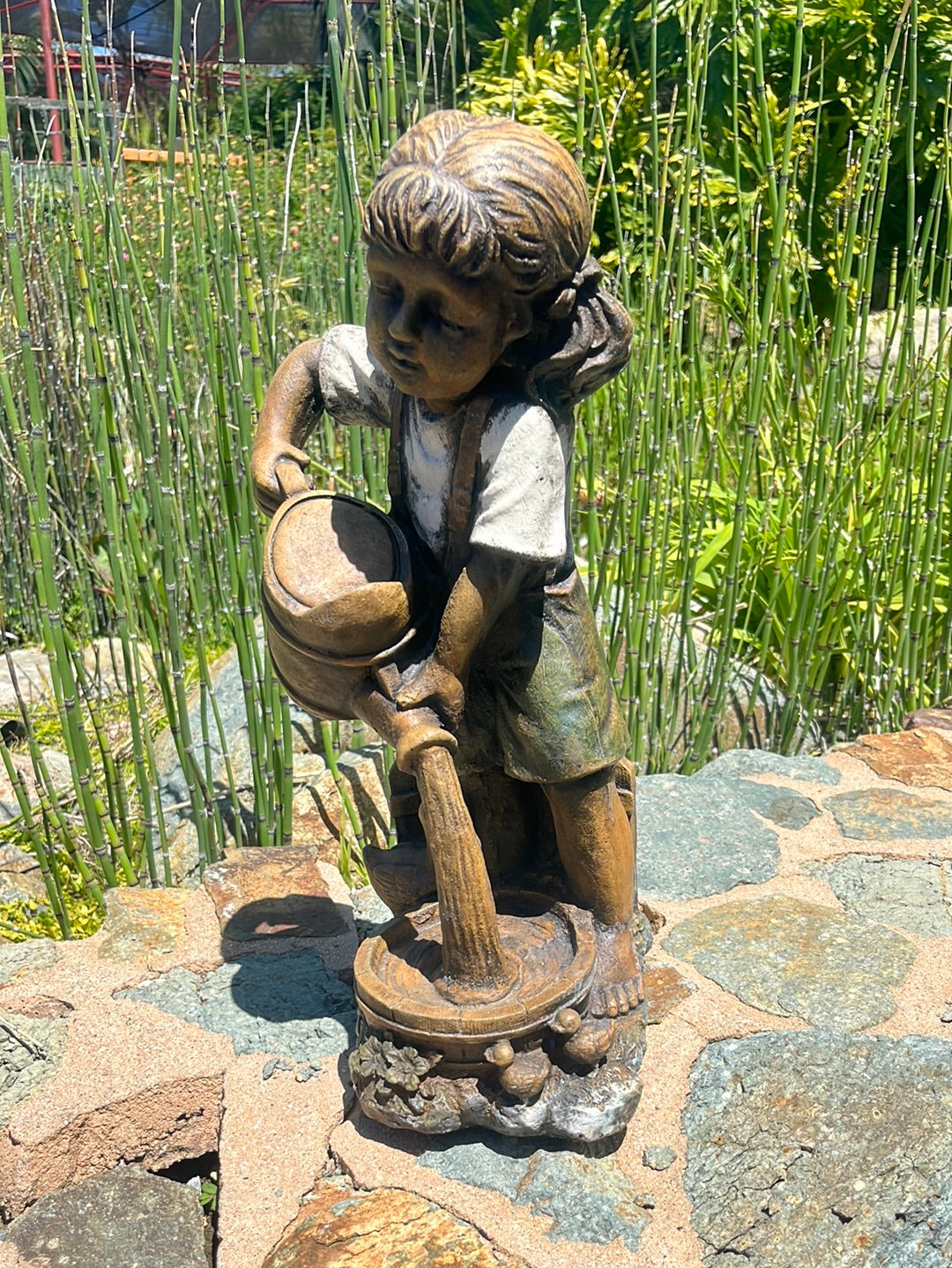 Garden Girl Statue