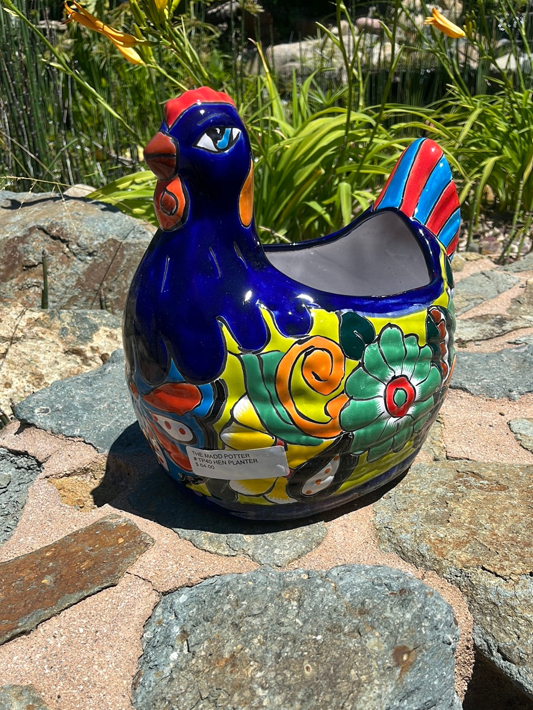 Talavera Hen Planter