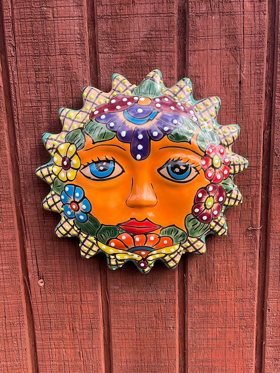 Felipe’s Talavera Wall Mounted Sun