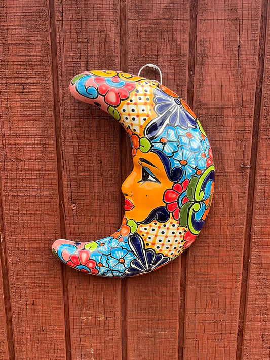 Talavera Wall Mounted Moon