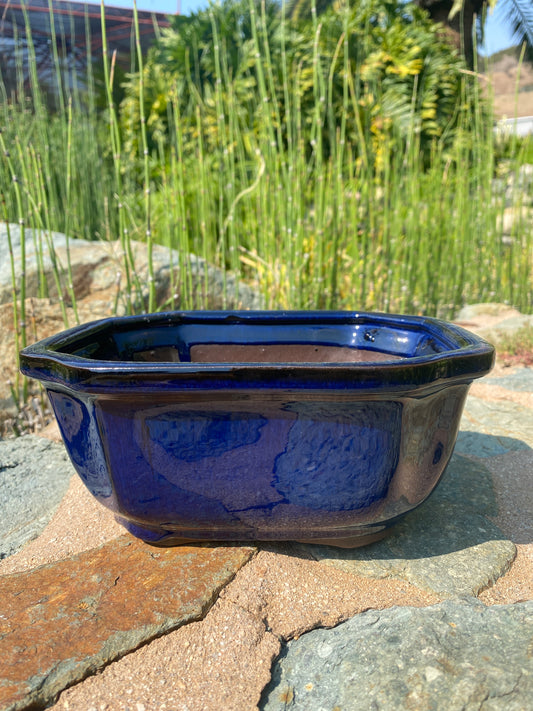 Corner Cut Bonsai Pot