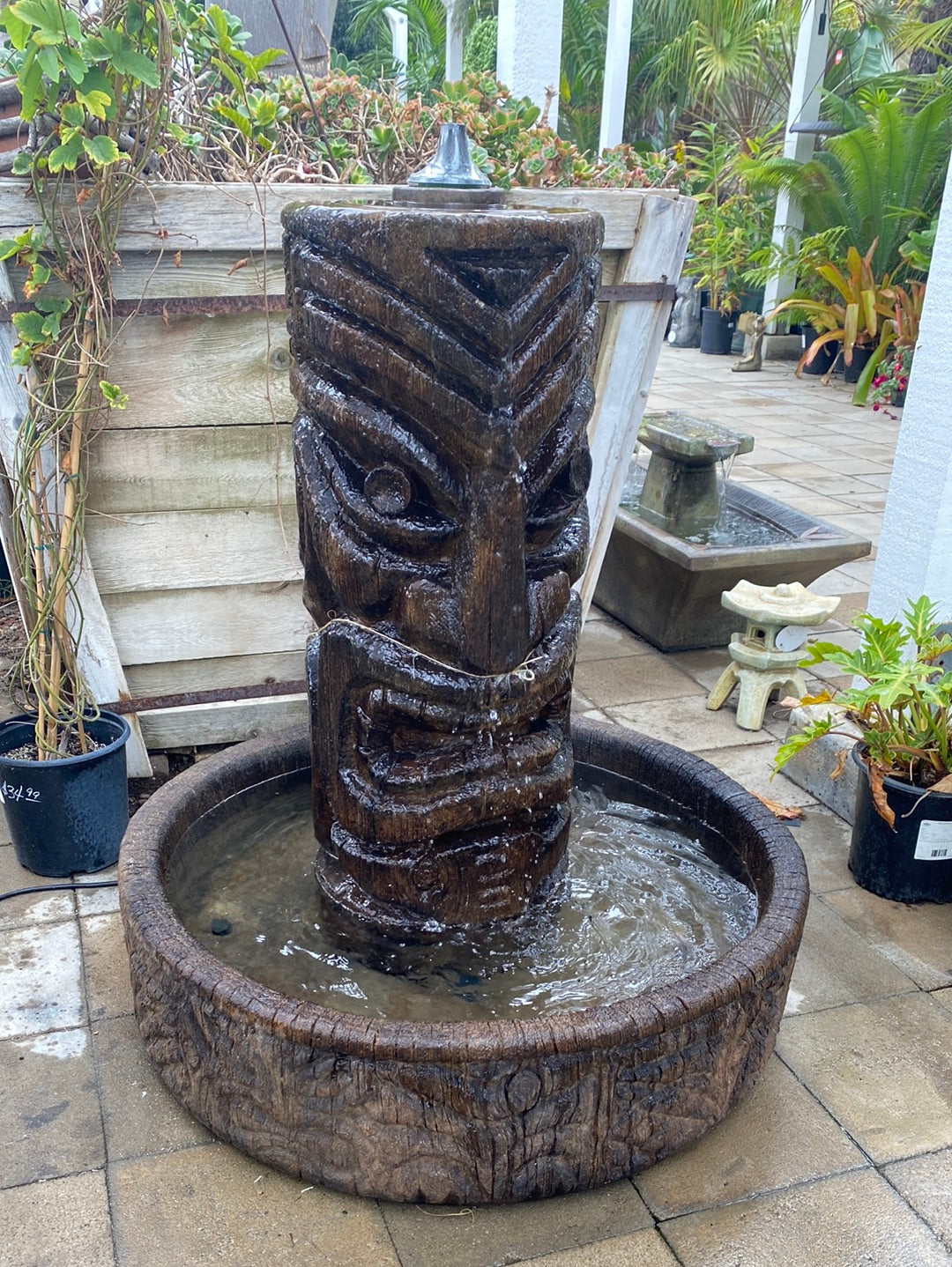 Tiki Column Fountain