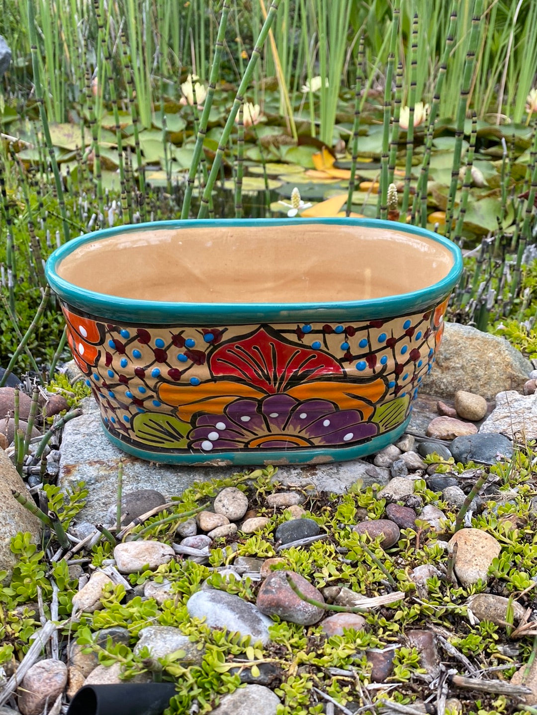 Felipe’s Talavera Canoe Pot