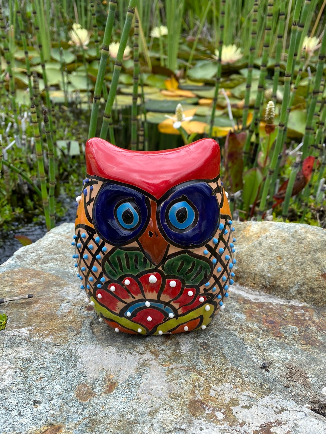 Felipe’s Talavera Owl Pot