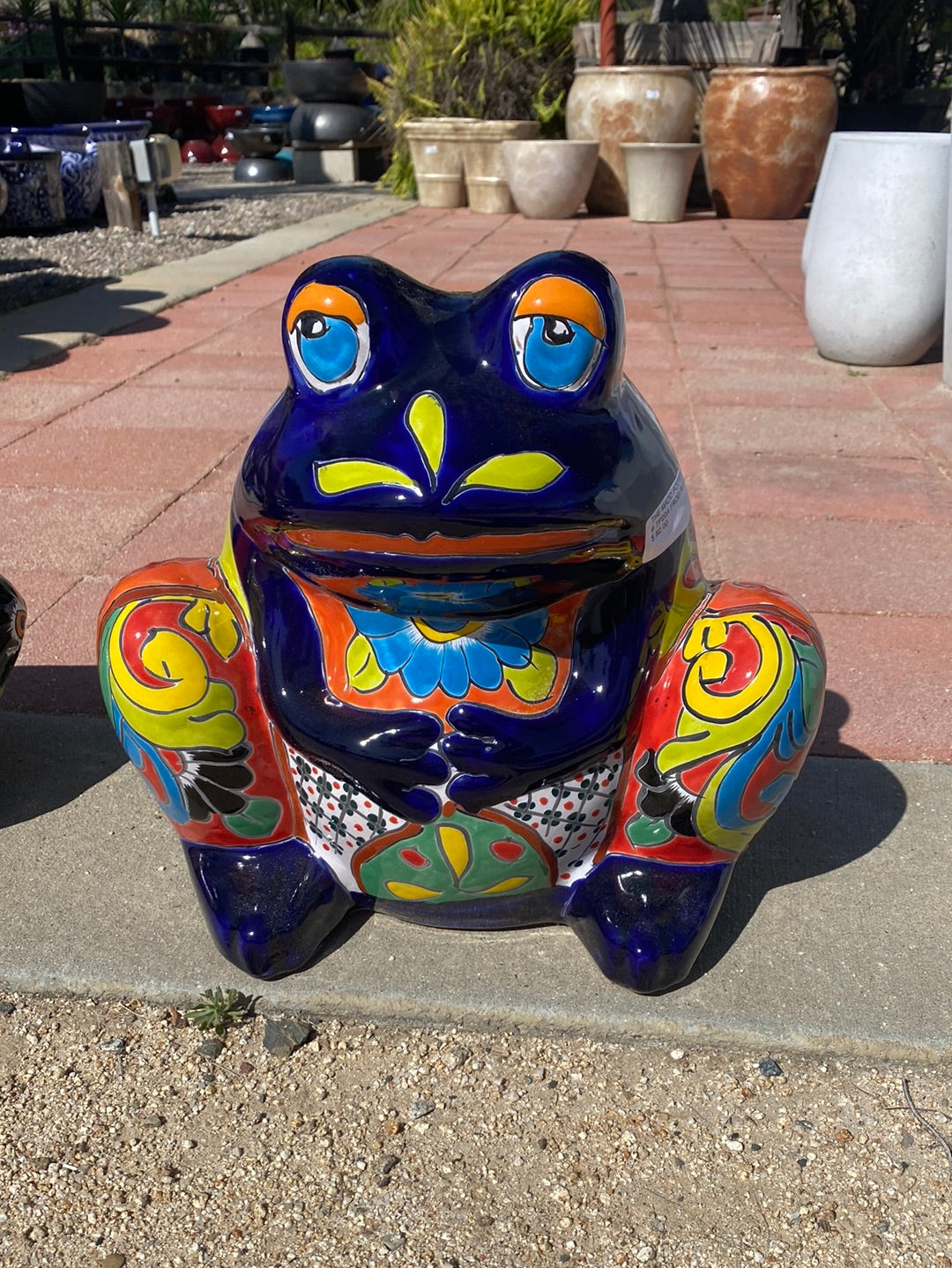 Talavera Frog Planter Pot