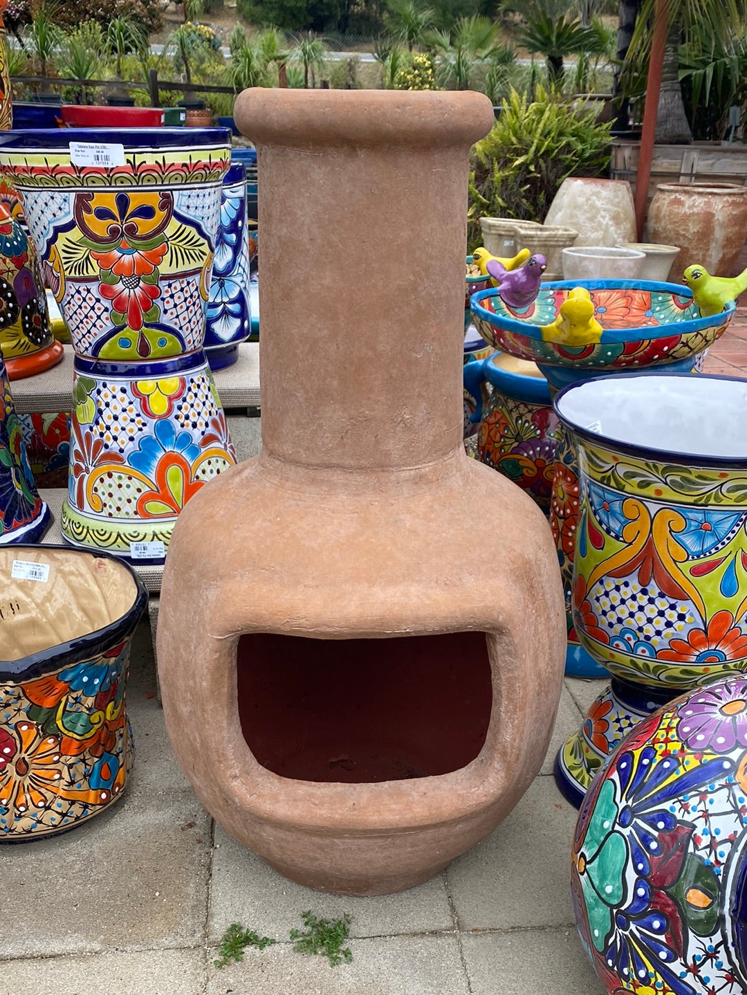 Clay Chiminea