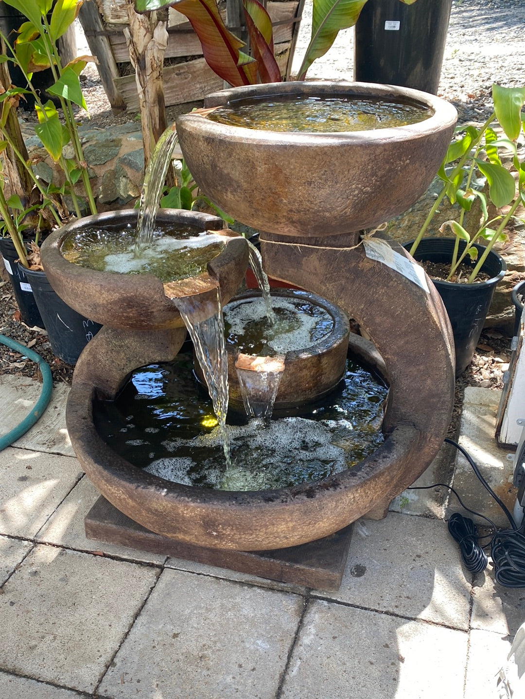 Zen Three-Bowl Fountain