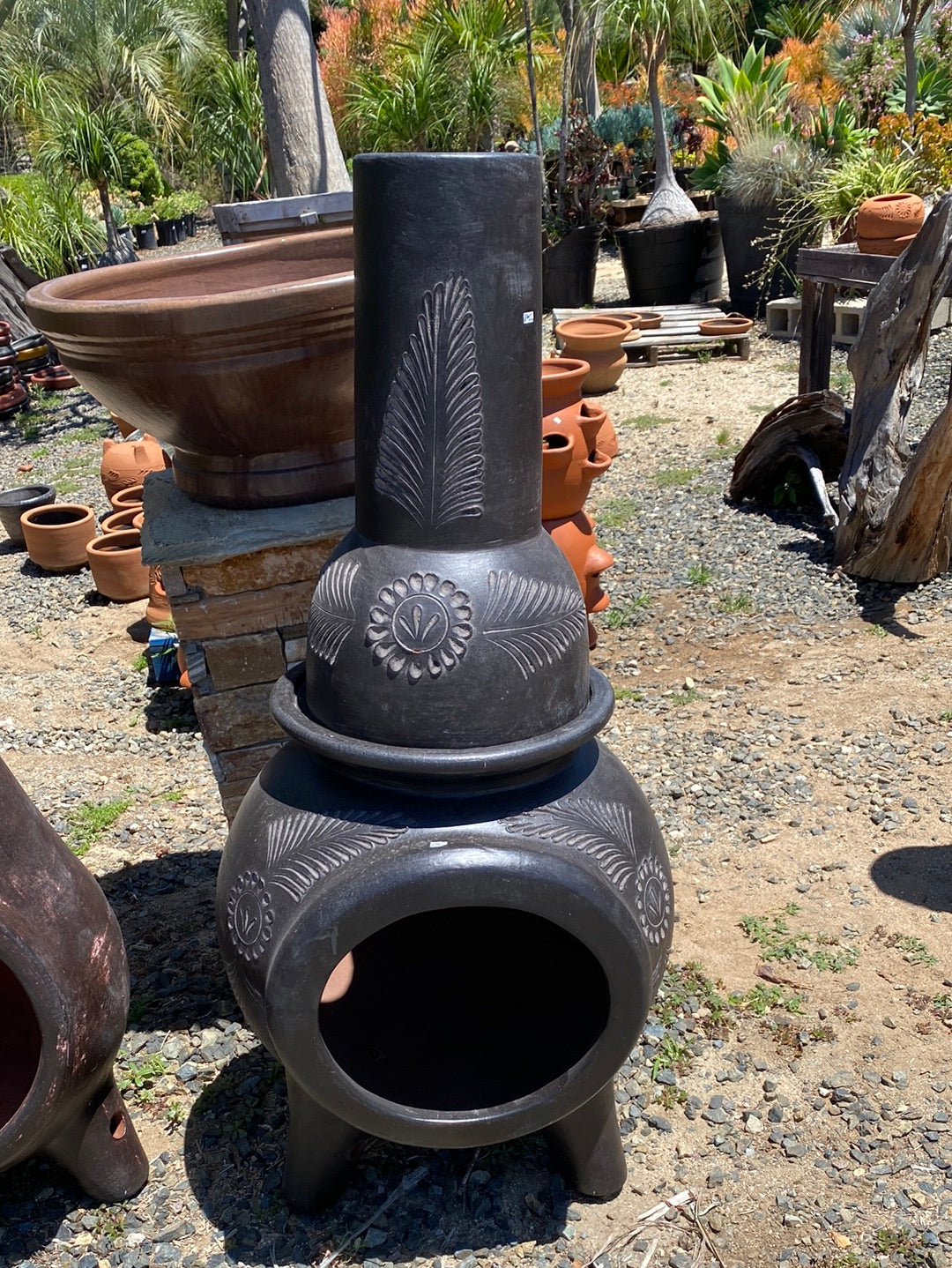 Engraved Chiminea