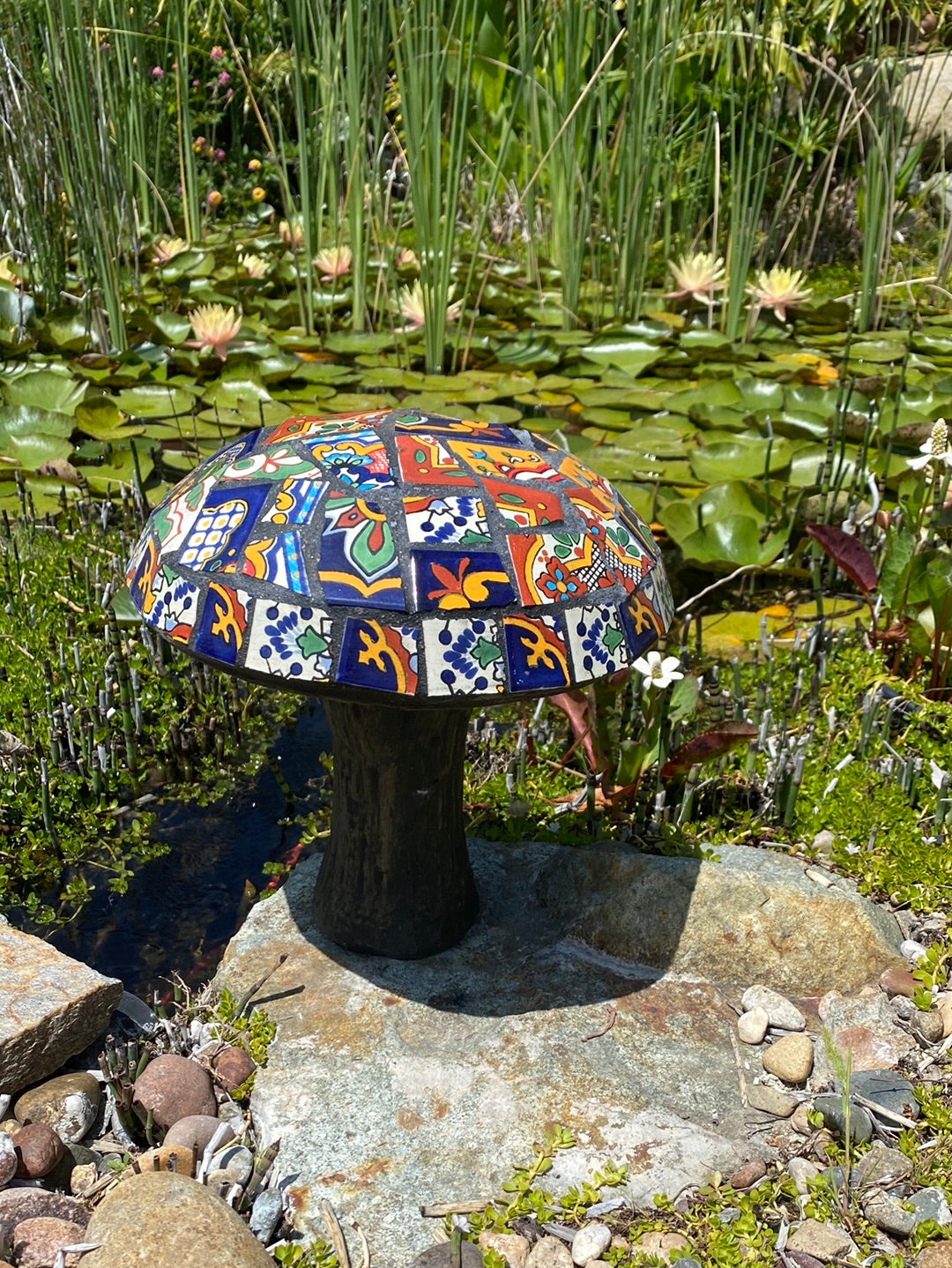 Talavera Mushroom Piece