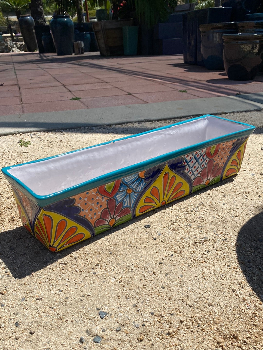 Talavera Window Box Pot