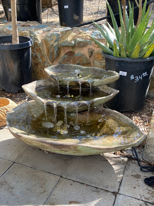 Cascading Leaf Fountain