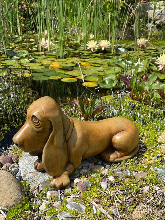 Basset Hound Statue