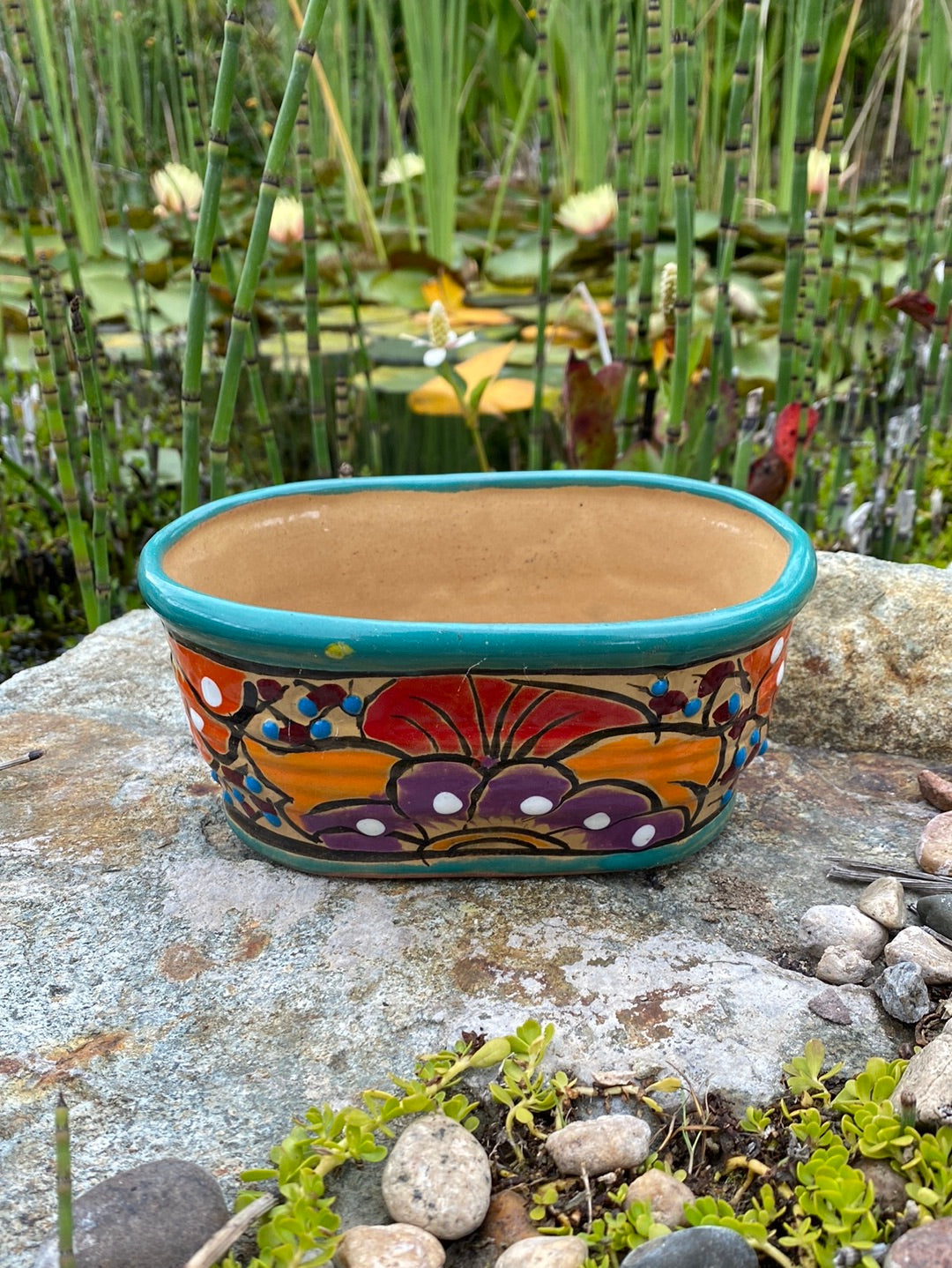 Felipe’s Talavera Canoe Pot