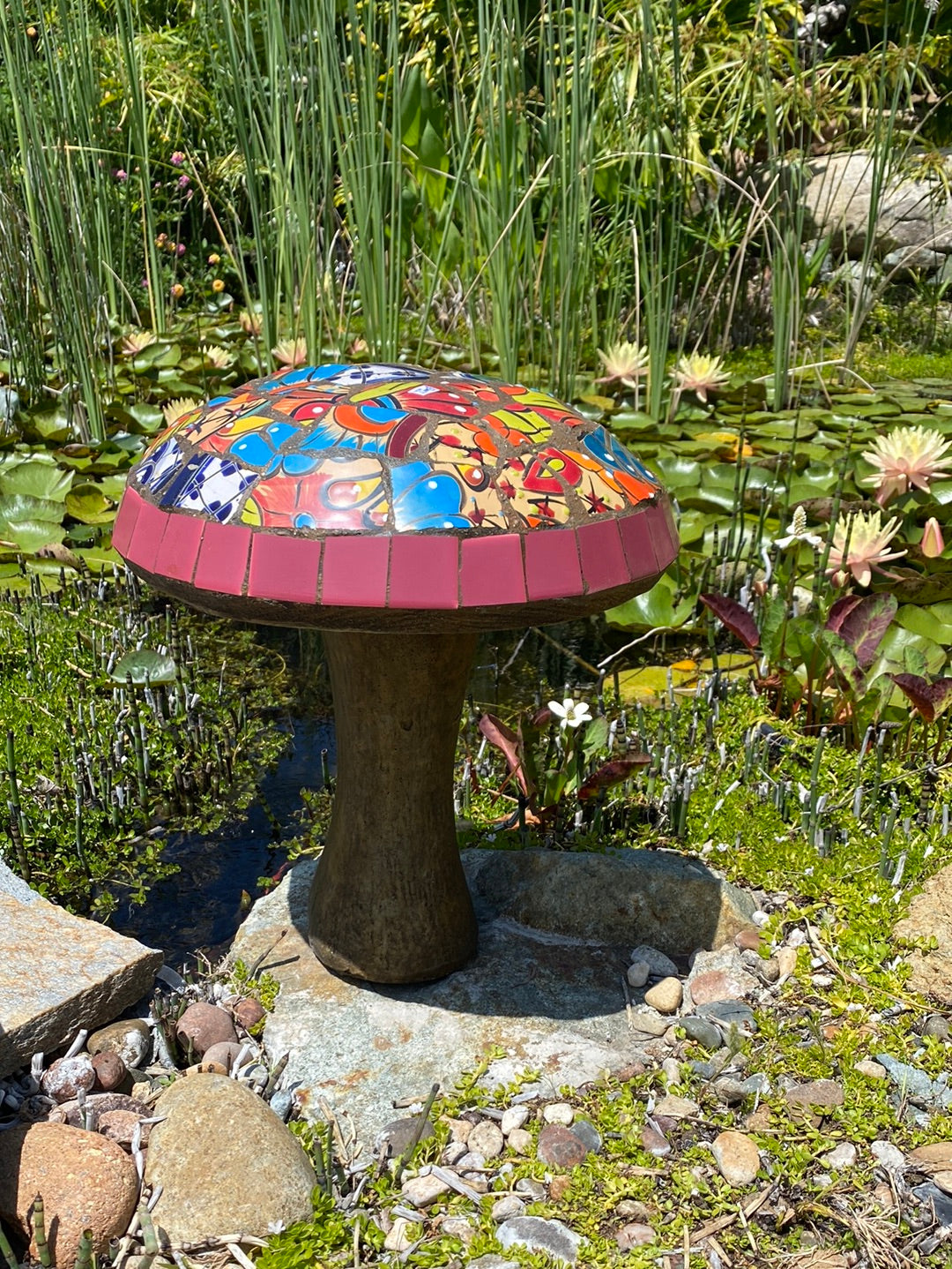 Talavera Mushroom Piece