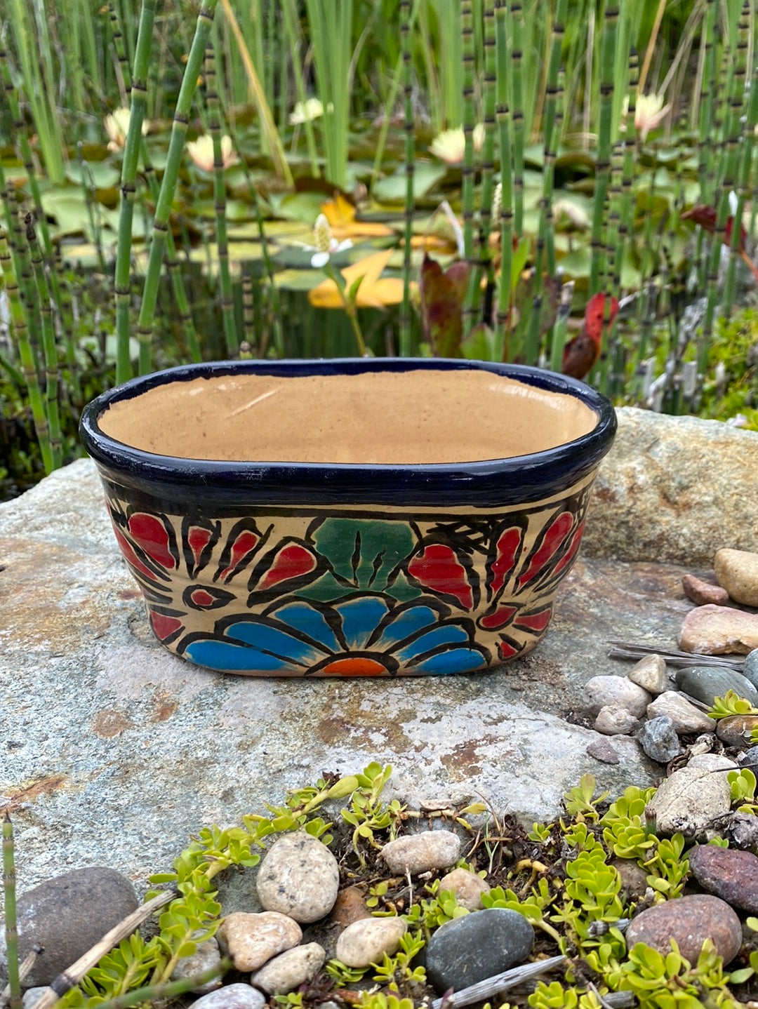 Felipe’s Talavera Canoe Pot