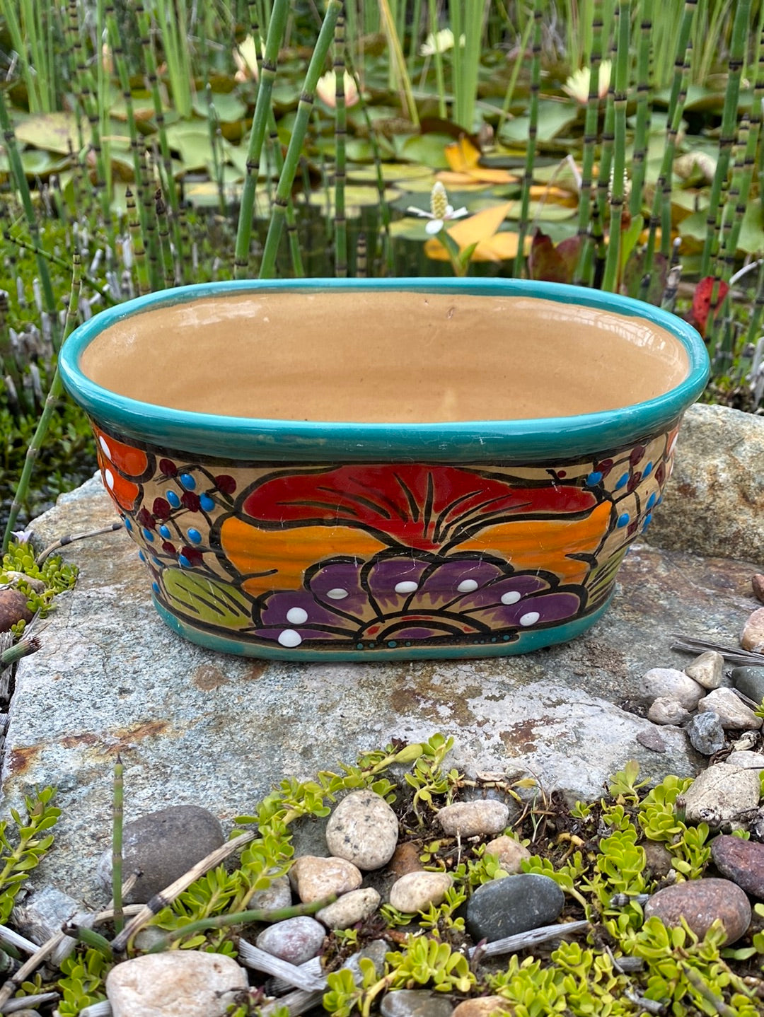 Felipe’s Talavera Canoe Pot