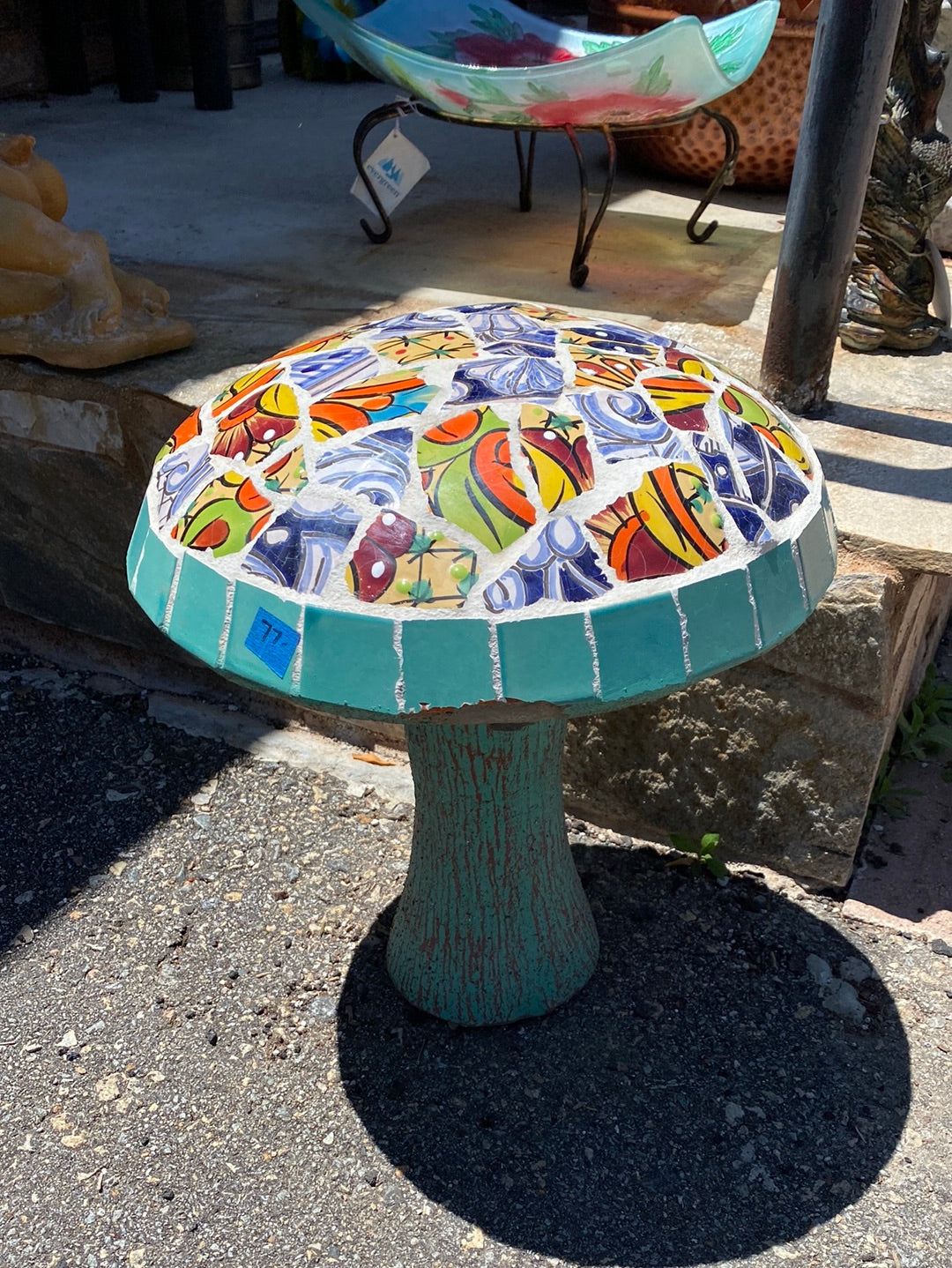 Talavera Mushroom Piece