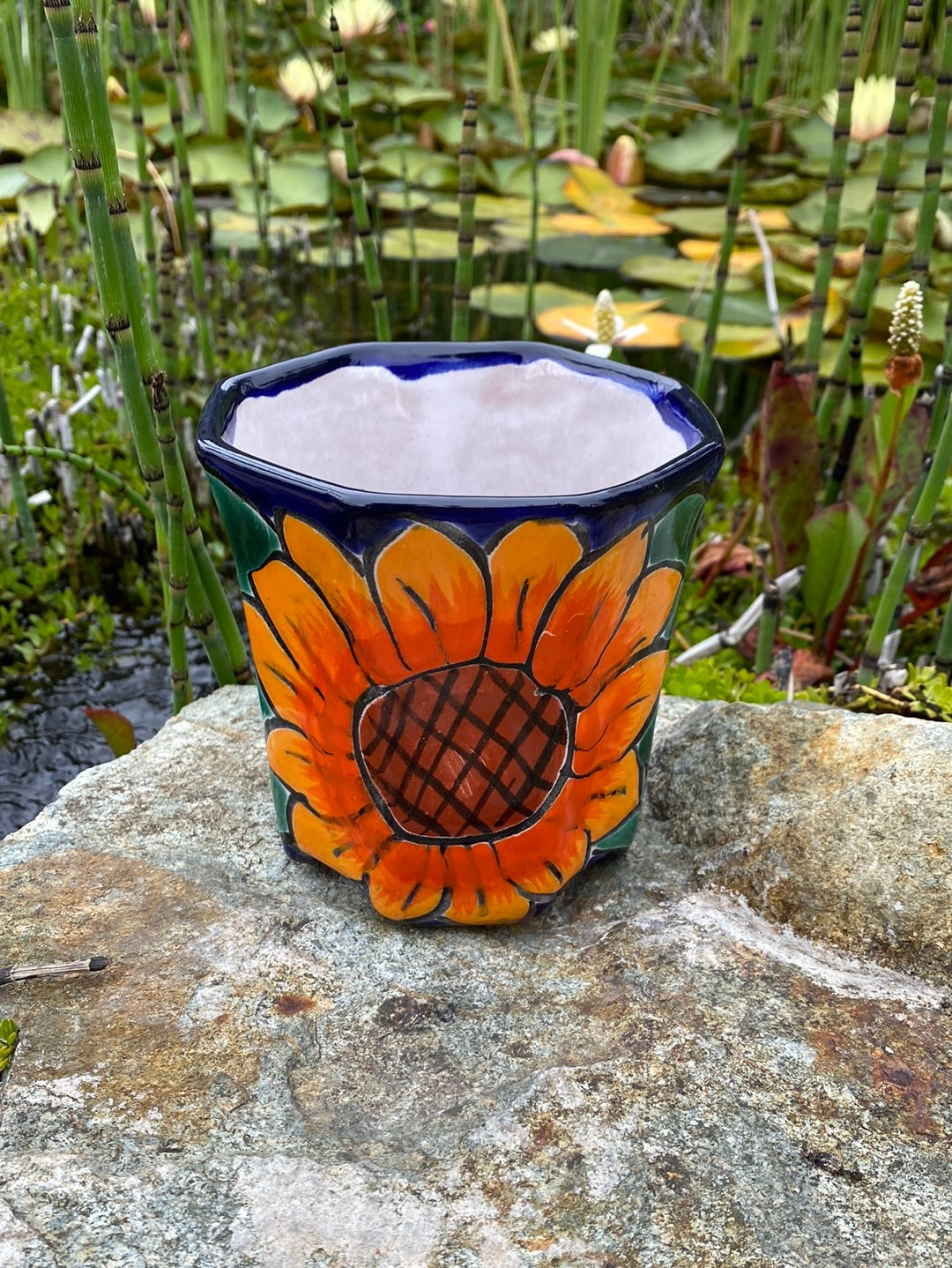 Felipe’s Talavera Octogonal Pot