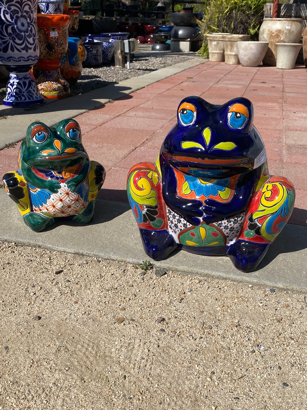 Talavera Frog Planter Pot