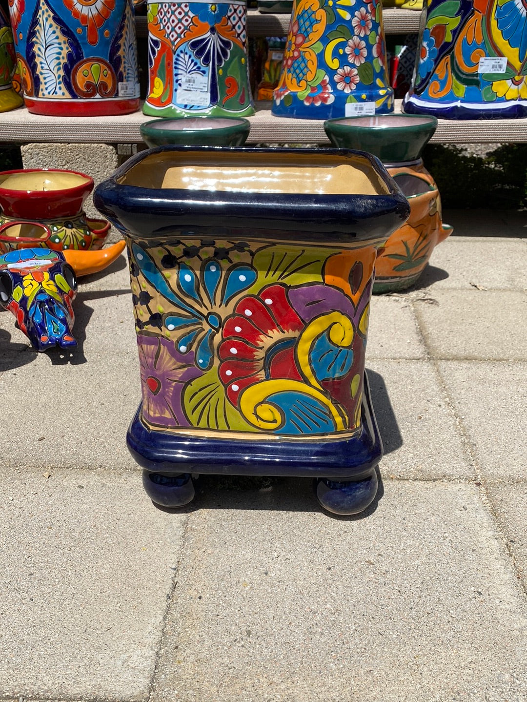 Felipe’s Talavera Square Bolded Pot