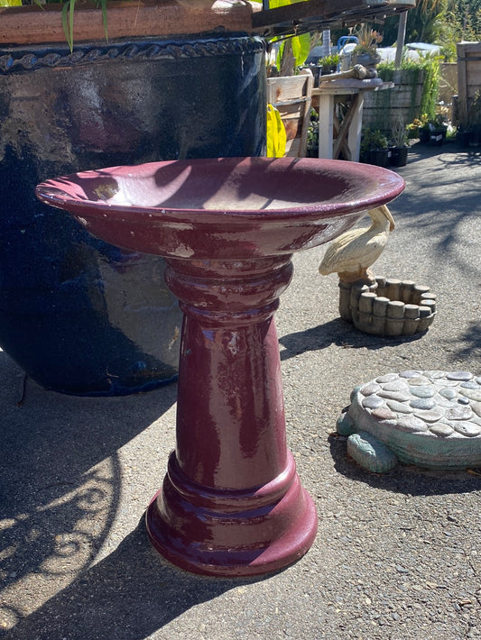 Ceramic Birdbath