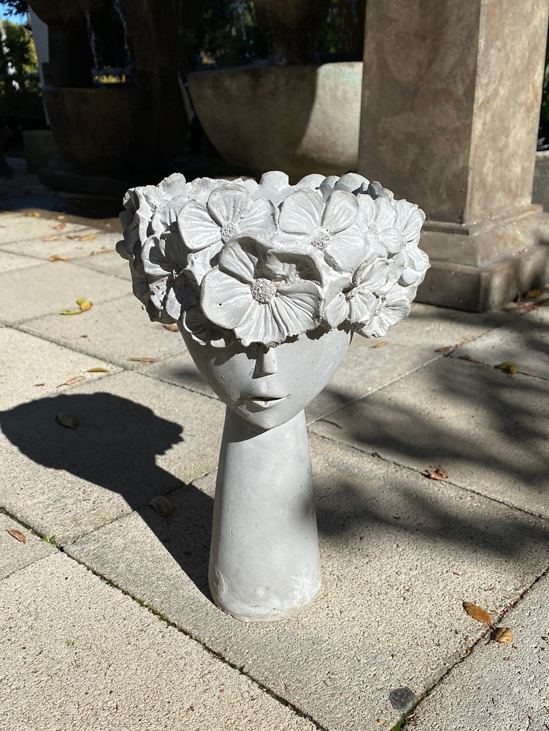 Assorted Head Planter Statues