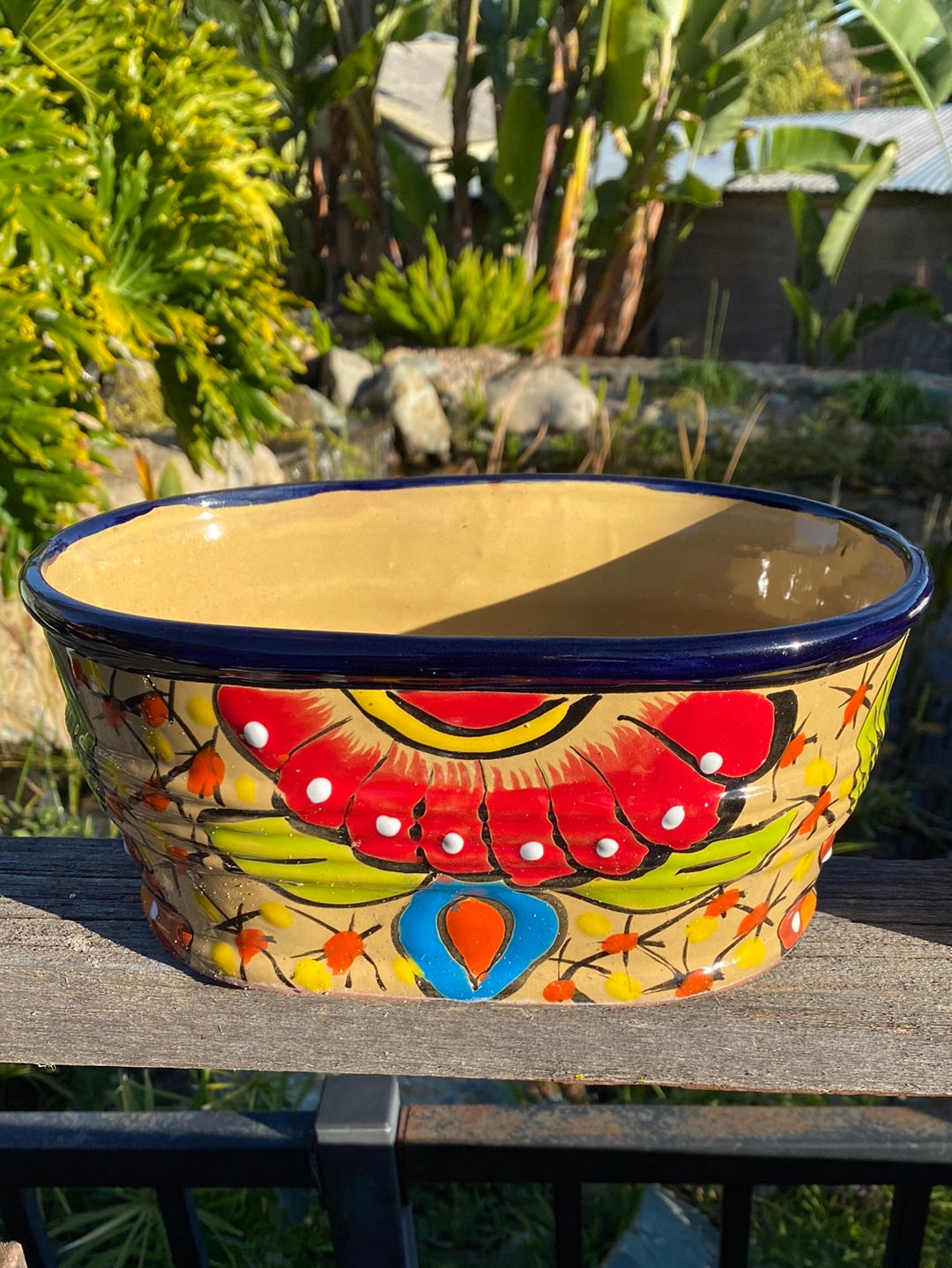 Felipe’s Talavera Canoe Pot