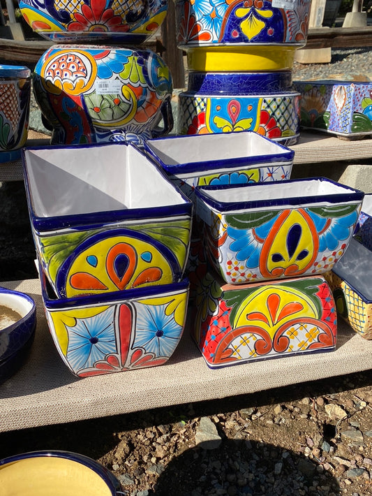 Talavera Rectangle Pot