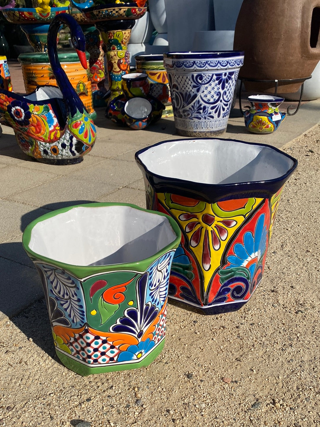 Talavera Octogonal Pot