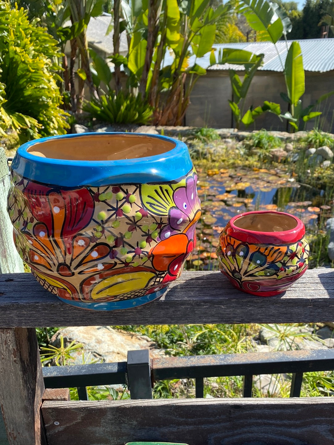 Felipe’s Talavera Ridged Ball Pot