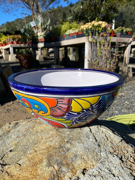 Talavera Bonsai Bowl Pot