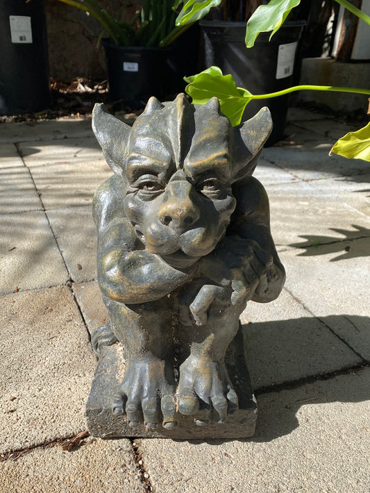 Sitting Gargoyle Statue