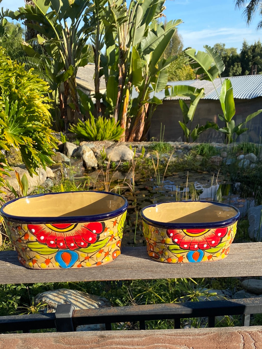 Felipe’s Talavera Canoe Pot