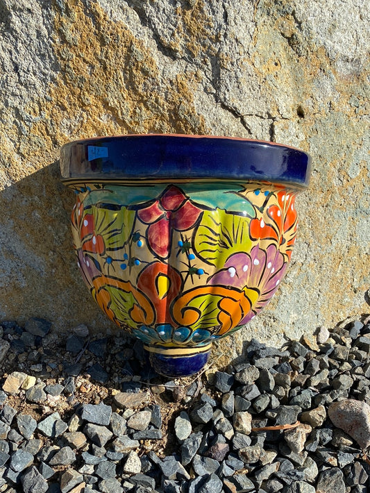 Felipe’s Talavera Seashell Wall Pot