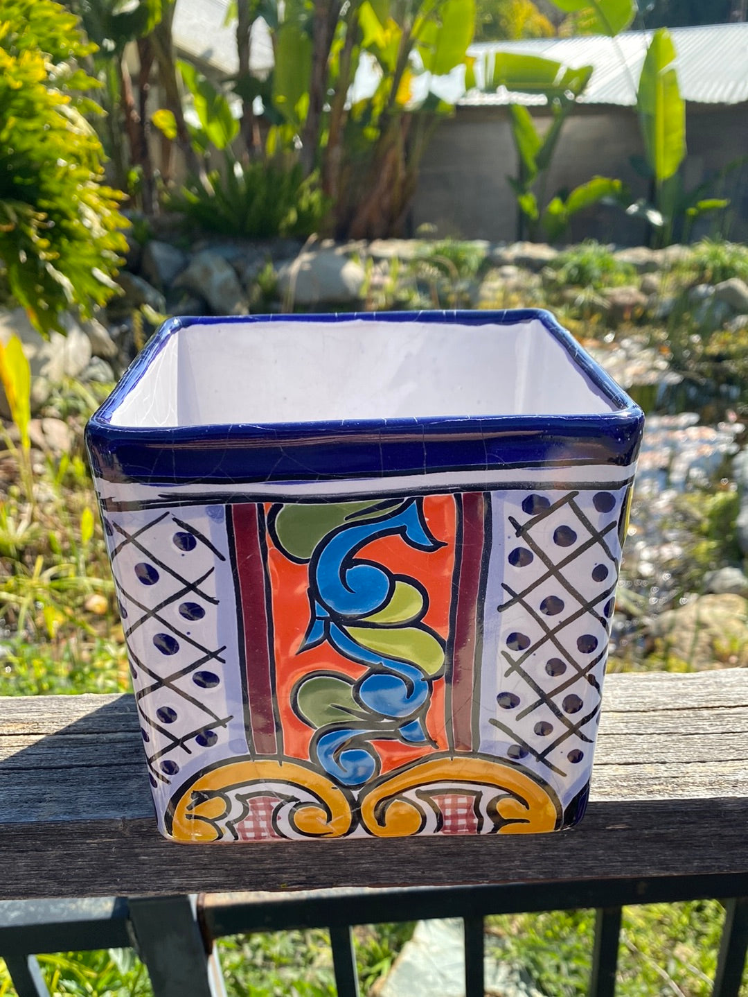 Talavera Square Pot