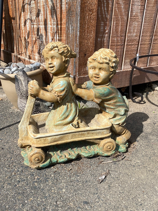 Wagon Twins Statue