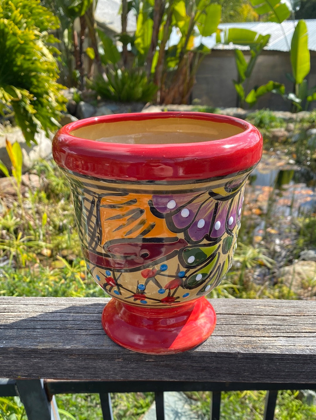 Felipe’s Talavera Cup Pot