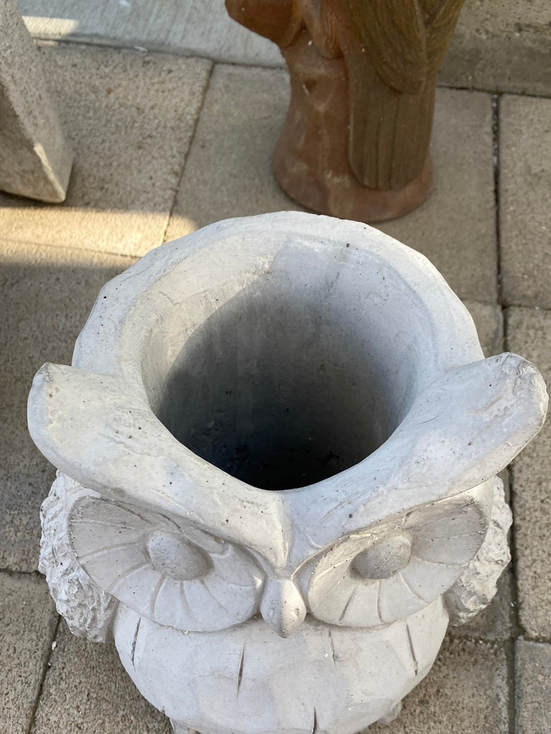 Owl Planter Statue