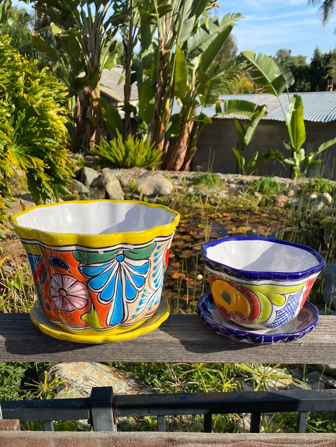 Talavera Violet Pot