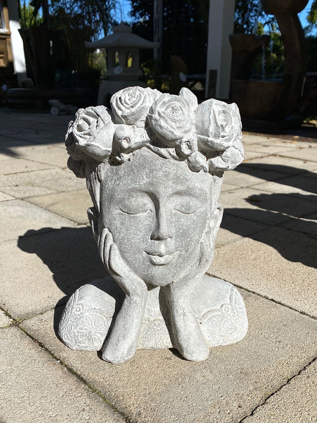 Assorted Head Planter Statues