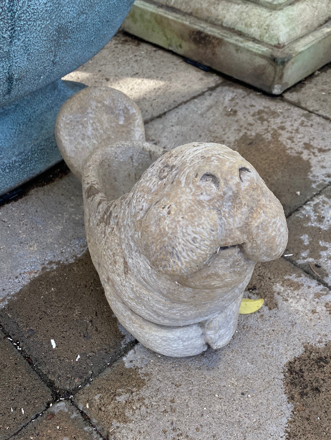 Walrus Planter Statue