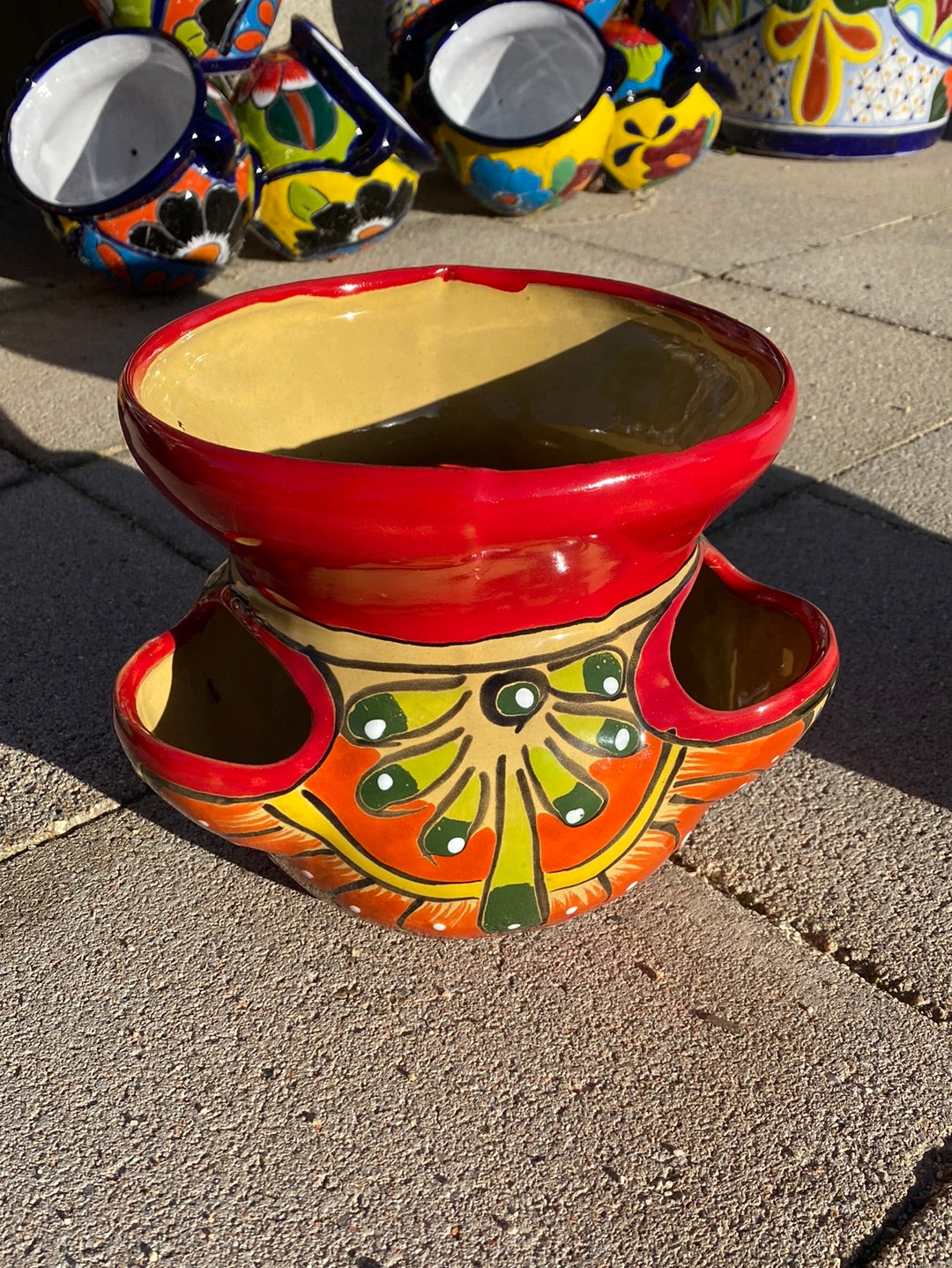 Felipe’s Talavera Strawberry Pot