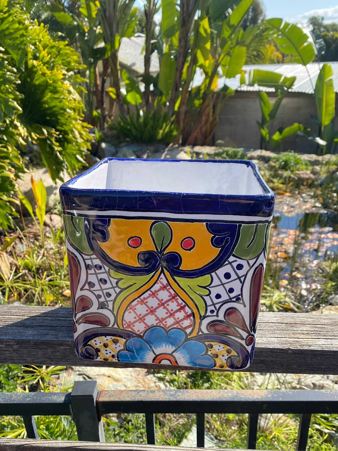 Talavera Square Pot