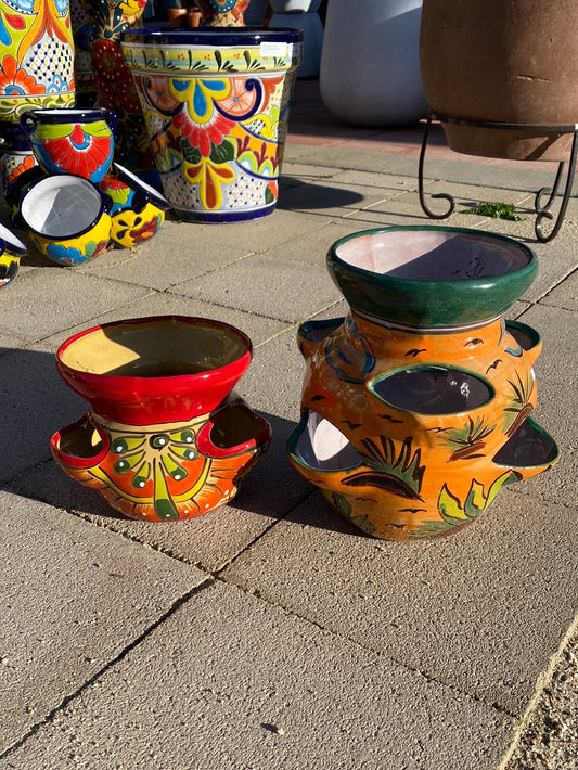 Felipe’s Talavera Strawberry Pot