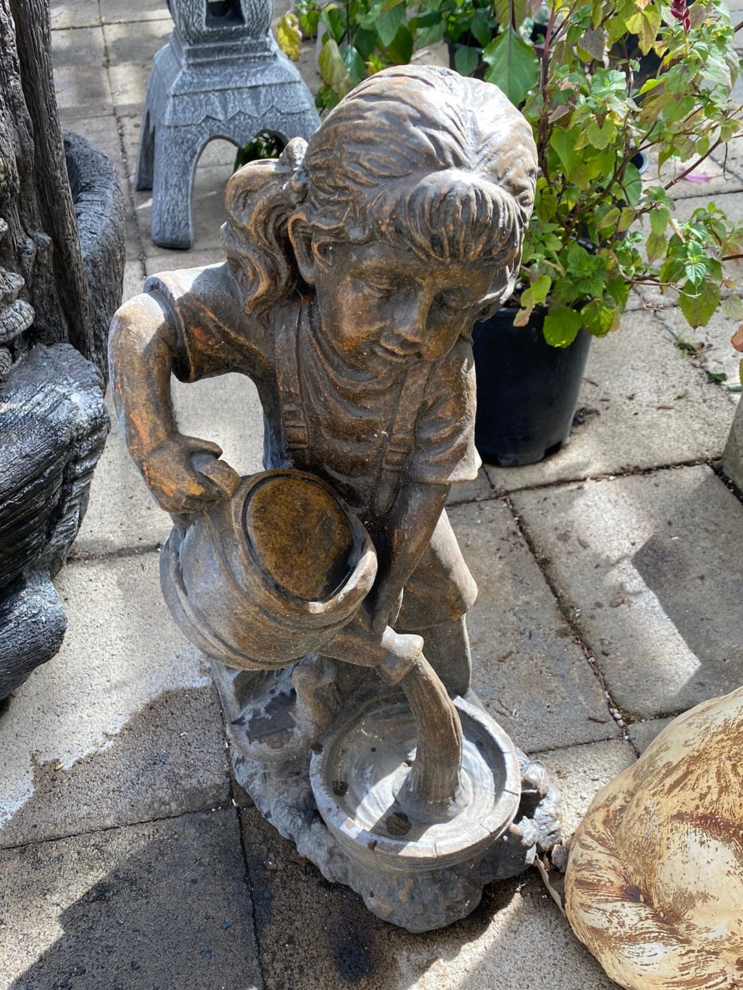 Garden Girl Statue