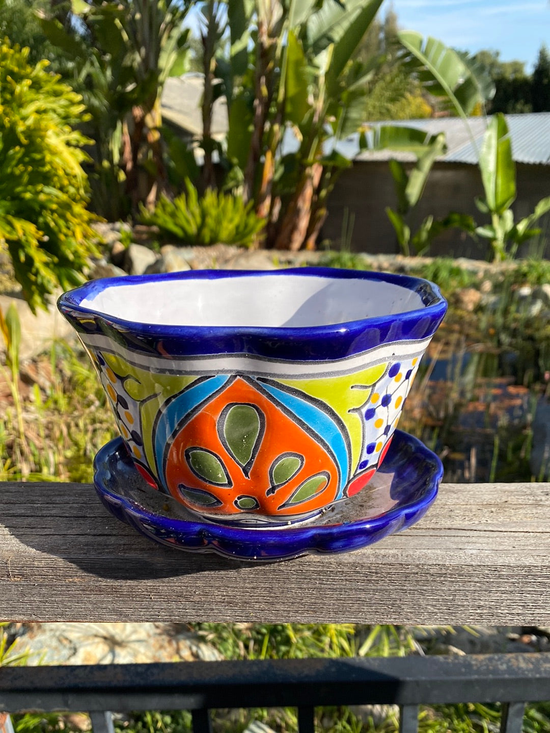 Talavera Violet Pot