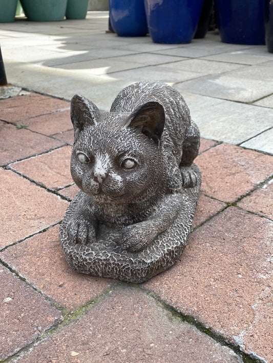 Perched Cat Statue