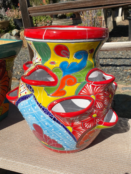 Talavera Strawberry Pot