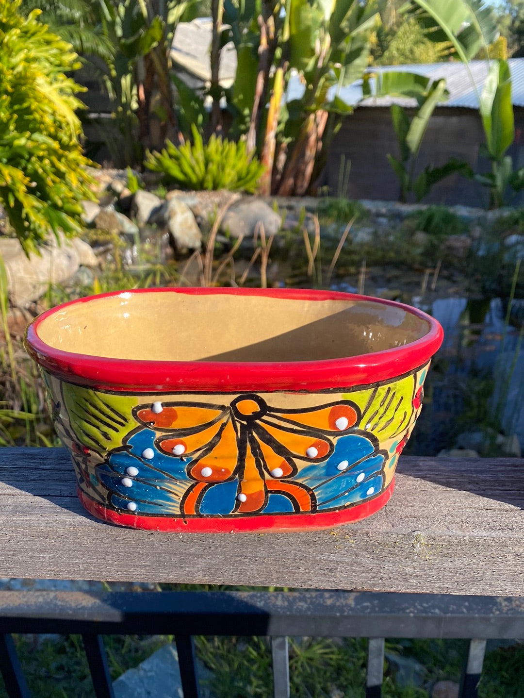 Felipe’s Talavera Canoe Pot