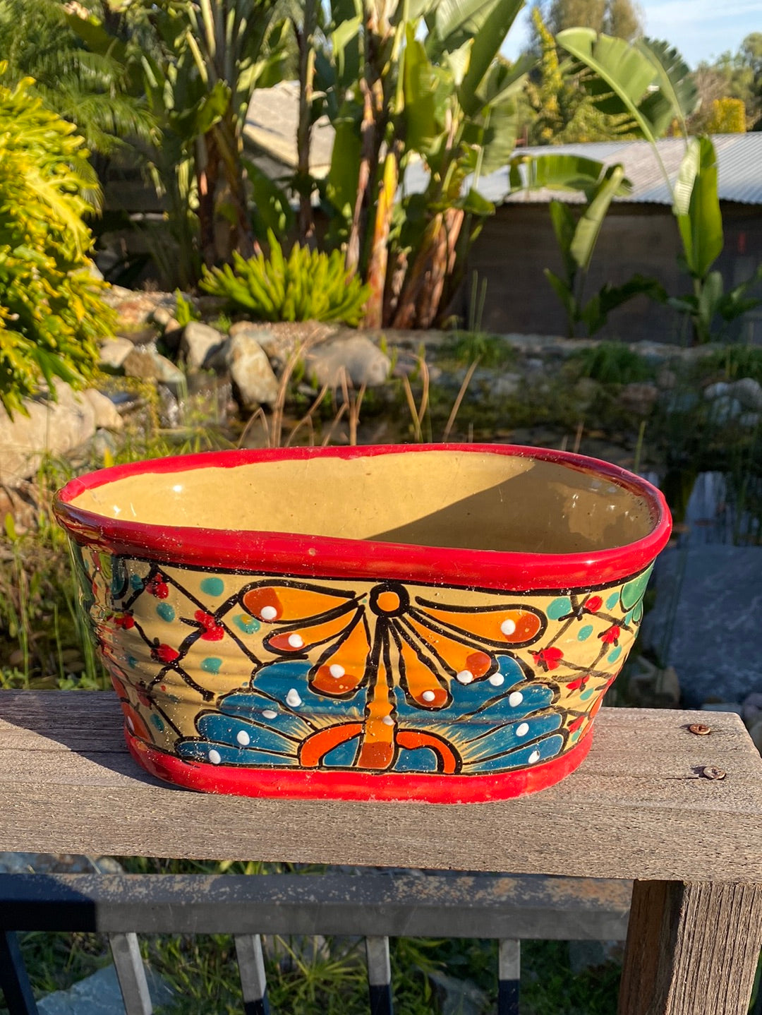 Felipe’s Talavera Canoe Pot